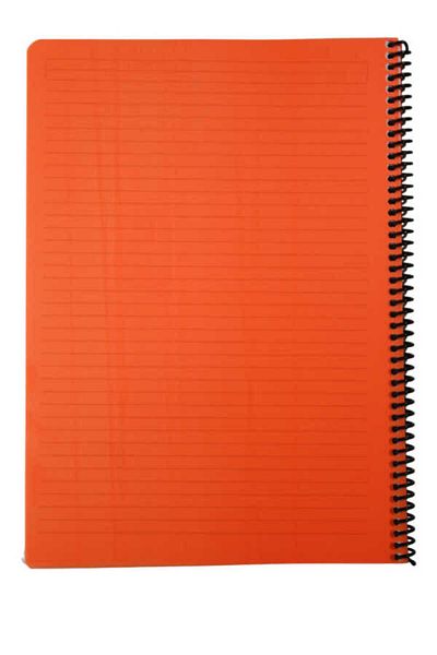 Mynote Flex A4 80 Sheets Striped - Spiral Plastic Neon Notebook
