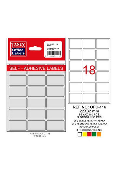 Tanex Ofc-116 Model 22x32mm Tanks Bag Sticker