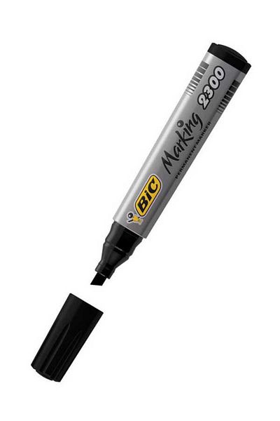 Bic Permanent Black Parcel Pen - 2300-09
