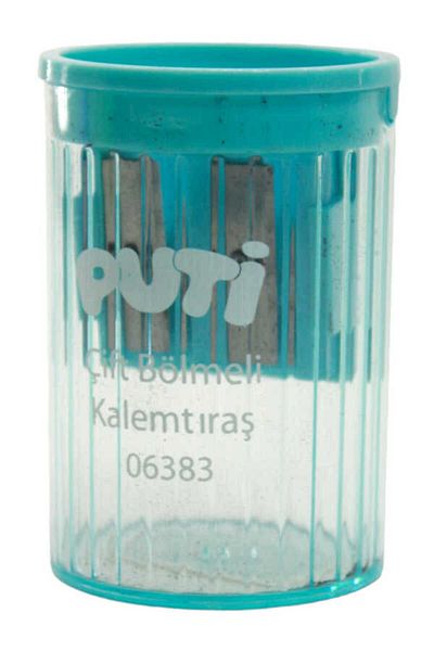 Puti Double Compartment Pencil Sharpener 06383