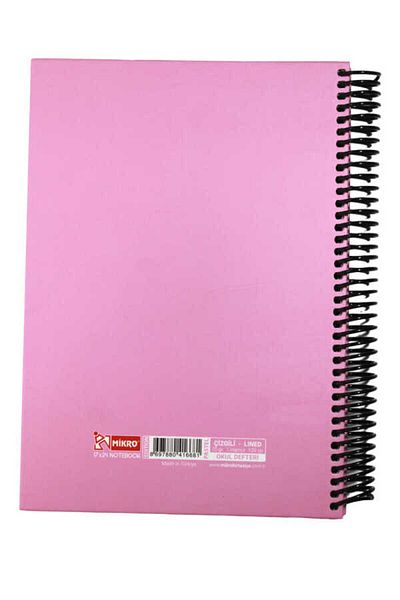 Mikro Edition Pastel 120 Sheets Lined School Notebook 17 X 24 Cm