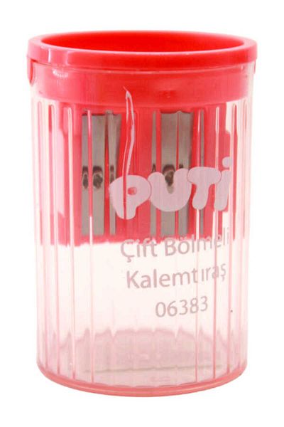 Puti Double Compartment Pencil Sharpener 06383