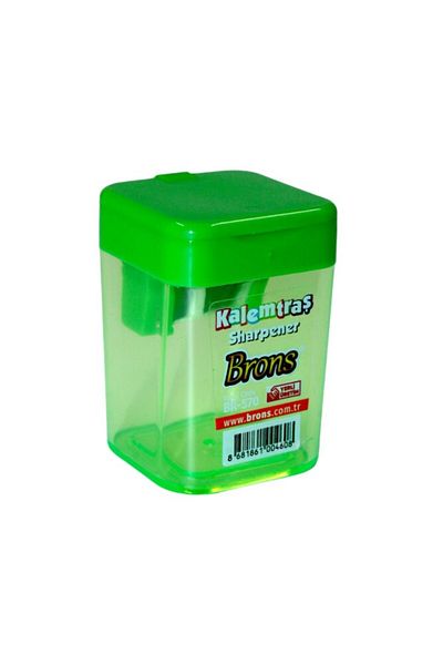 Brons Br-570 Model Square Bowl Pencil Sharpener