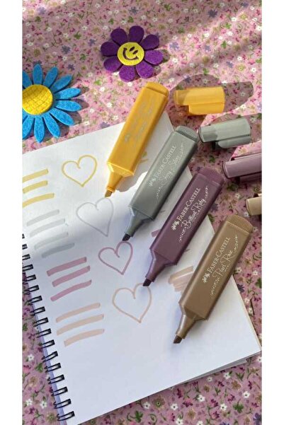 Faber Castell Metalik Fosforlu Kalem Seti 4 Lü