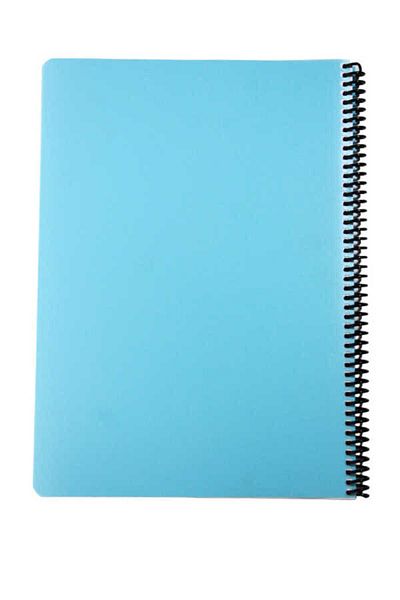 Mynote Flex A4 100 Sheets Unlined Spiral Plastic Pastel Cover Notebook