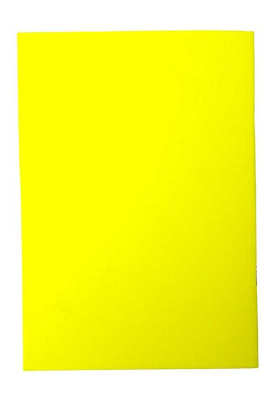 Mynote Text A5 40 Sheets Checkered Plastic Neon Cover Notebook