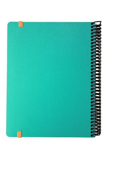 Gıpta GIPTA A4 130 SHEETS 6+1 SPIRAL PLASTIC COVER NOTEBOOK