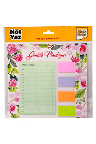 HOBİMOBİ Planificator Notyaz Planificatoare cu flori Gp-6182