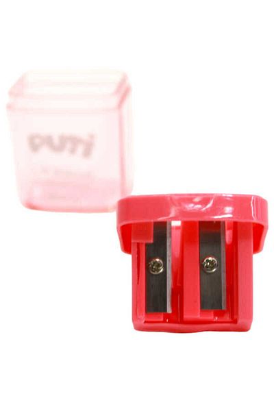 Puti Double Compartment Mini Pencil Sharpener 06413