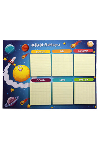 HOBİMOBİ Set de planificare săptămânală Notyaz Success Bh-3709