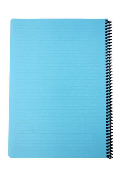 Mynote Flex A4 72 Sheets Lined Spiral Plastic Cover Notebook Pastel