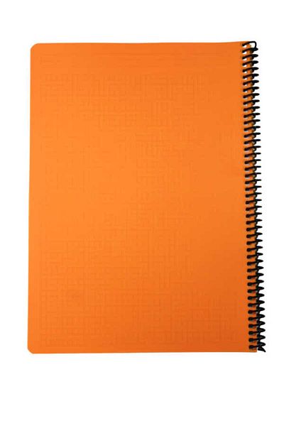 Mynote Flex A4 80 - Leaf Checkered Spiral Plastic Neon Notebook