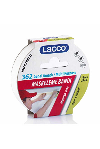 Lacco Bandă de mascare creponată 18 mm x 25 m - Cod362