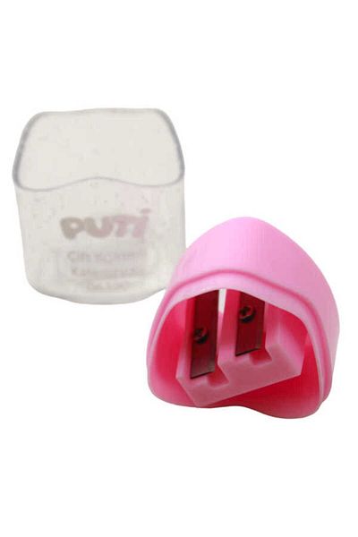 Puti Double Compartment Pastel Color Pencil Sharpener 06390