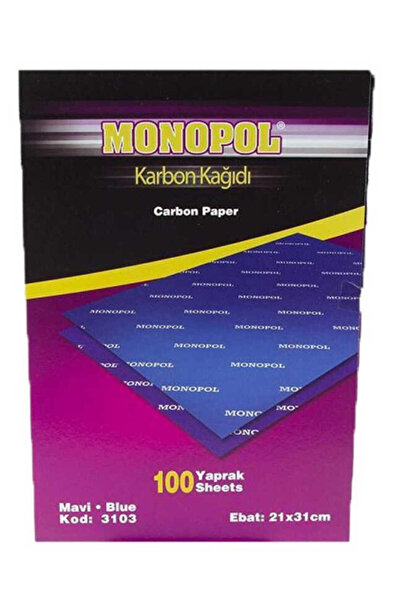 Monopol ورق كربون أزرق