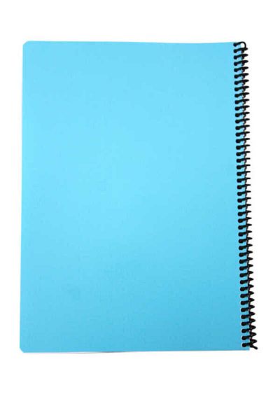 Mynote Flex A4 72 Sheets Checked Spiral Plastic Cover Notebook Pastel