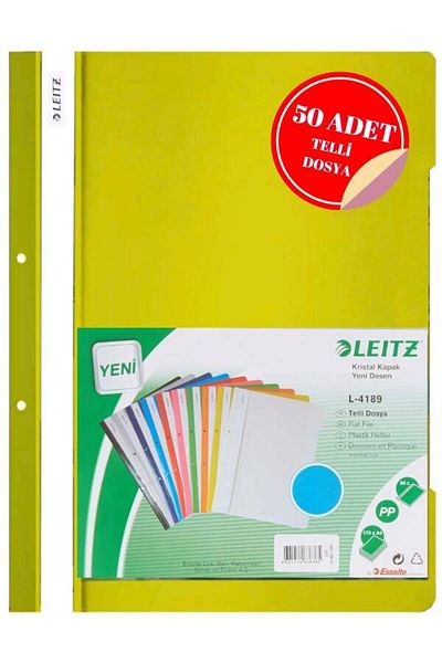 Leitz Yellow Wire File 50 Pack