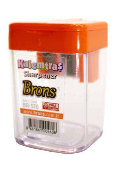 Brons Square Bowl Pencil Sharpener Br-570