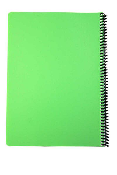 Mynote Flex A4 100 Sheets Unlined Spiral Plastic Pastel Cover Notebook