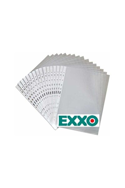 Faber Castell Exxo Plastik A4 Delikli Poşet Dosya 100lü Paket