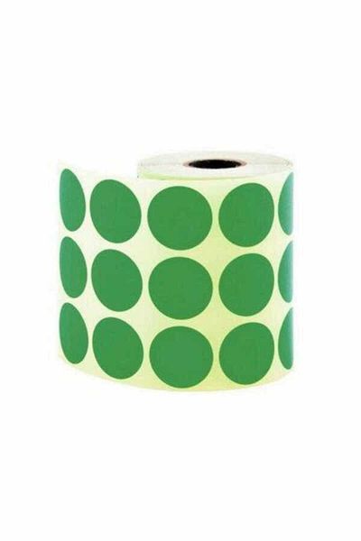 Tanex Green Dot Label - 30 Mm, 2000 Pieces