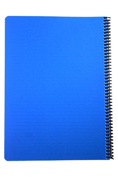 Mynote Flex A4 100 Sheets Lined Spiral Plastic Neon Cover Notebook