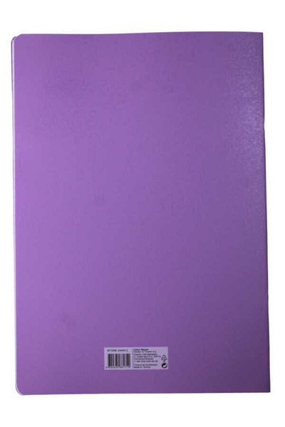 Mynote Text Neon A4 40 Sheets Striped Plastic Cover Notebook