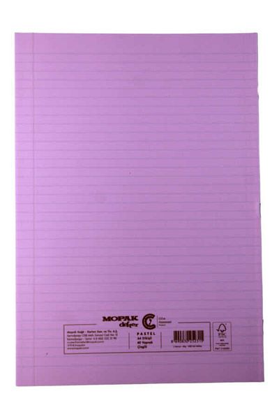 Mopak A4 40 Sheets Lined Plastic Cover School Notebook