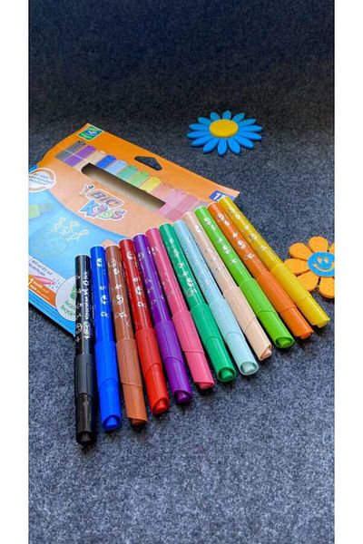 Bic Set of 12 Xl Washable Felt Tip Pens