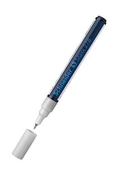 SCHNEIDER White Decoration and Marking Pen (LEAD 1 - 2 MM) 278