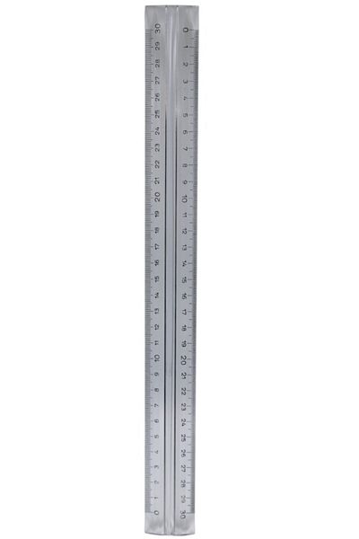 HATAS 0250 30 Cm Transparent Student Tribldesimeter