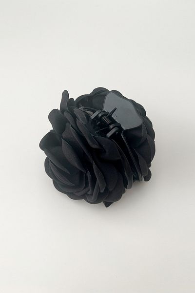 Modex Black Rose Latch Buckle (Size:8Cm)