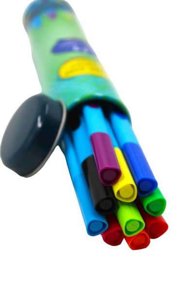 SCHNEIDER Set of 10 Ballpoint Slider Edge Metal Tube Pen - Sct-740