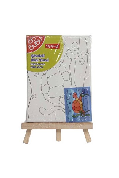 Bubu Bu-bu Şövaleli Mini Tuval 15x20cm - -tu0019 -tekli