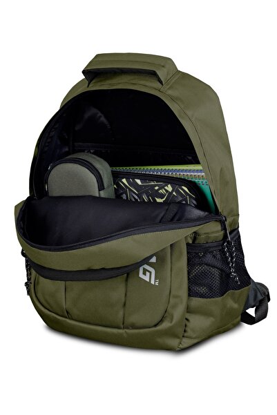 Jacbag İki Bölmeli Sırt Çantası Haki Jac-28
