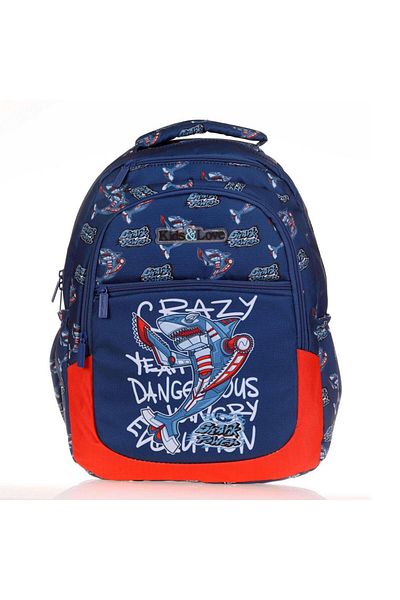 KAUKKO Fast Shark L5124 Backpack for Kids