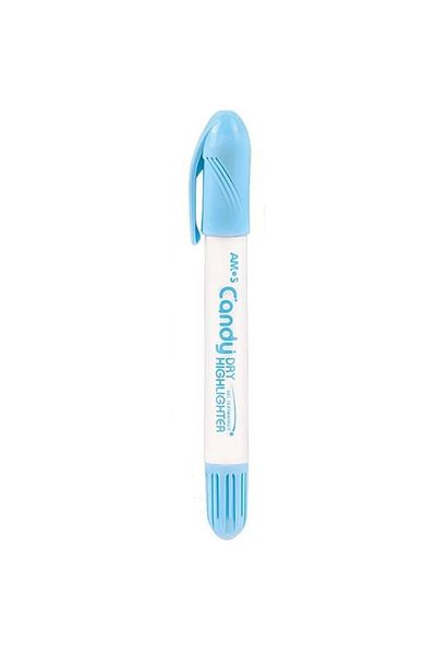Amos Pastel Blue Dry Candy Highlighter - Highlighter Gel Pen