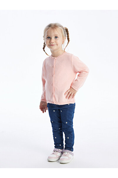 LC Waikiki Nakış Detaylı Kız Bebek Jean Pantolon
