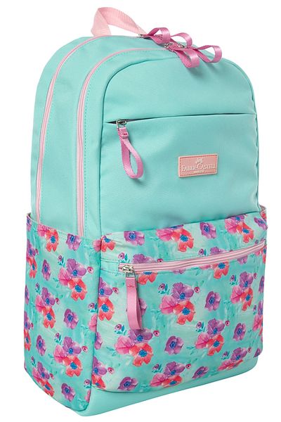 Faber Castell Faber-Castell Mint Green Flower Backpack