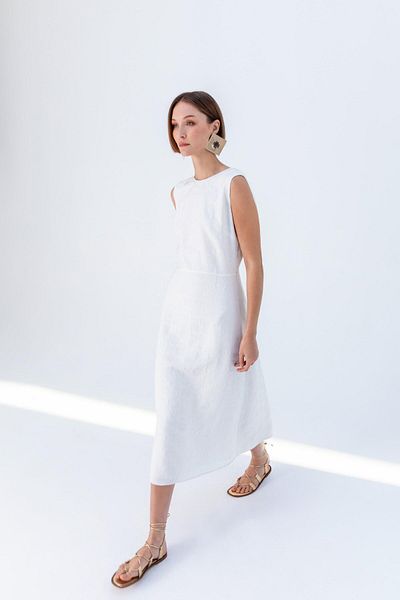 KAMEYA Ecru 40510 Model Dress
