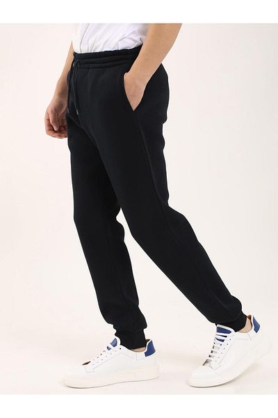 Dufy Ανδρικό βαμβακερό καθημερινό παντελόνι Navy Blue - 103752