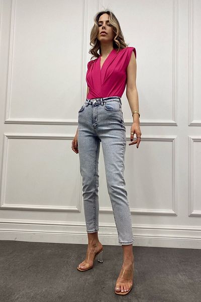Geppetto Penolope Women Mom Fit Jean - Spălarea zăpezii