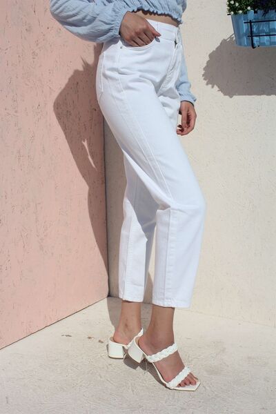 Geppetto Penolope Жінка - Білі джинси Mom Fit