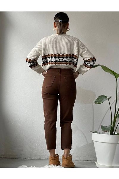 Geppetto Penolope Brown Mom Jean - Γυναικείο στυλ