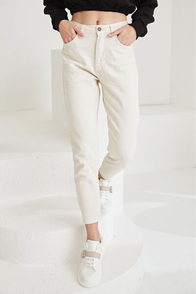 Geppetto Penolope Кам'яного Кольору Жіночі Джинси