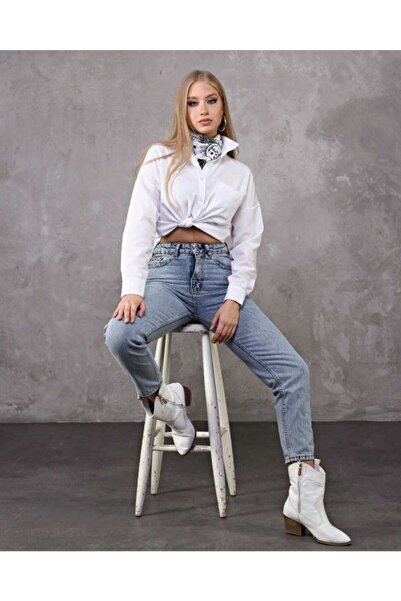 Geppetto Penolope Leo Erva Синя Жіноча Джинси - Снігове Прання, Mom Boyfriend, Power Likra Збирач