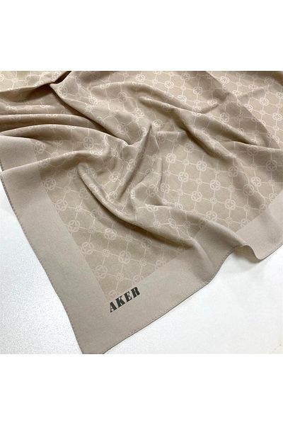 Aker Eșarfă Bej Elegance Monogram1090500-933