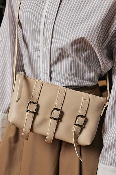 Hooopstore MORIN METAL ACCESSORY BAG - BEIGE