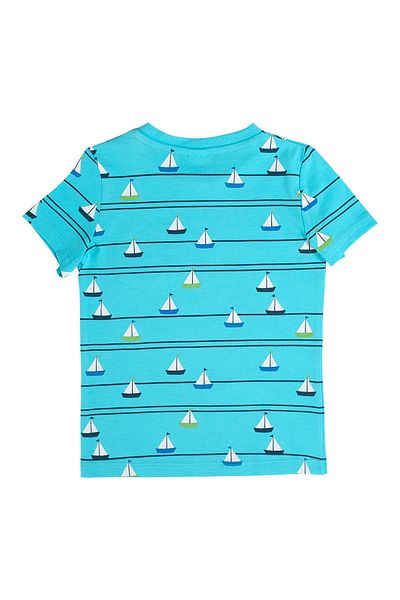Kyron Tricou pentru băiat cu model de navigație - cu buzunar