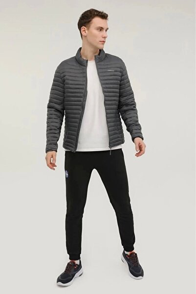 lumberjack Ανδρικό παλτό Perry Coat Ssn21 - Σκούρο Γκρι